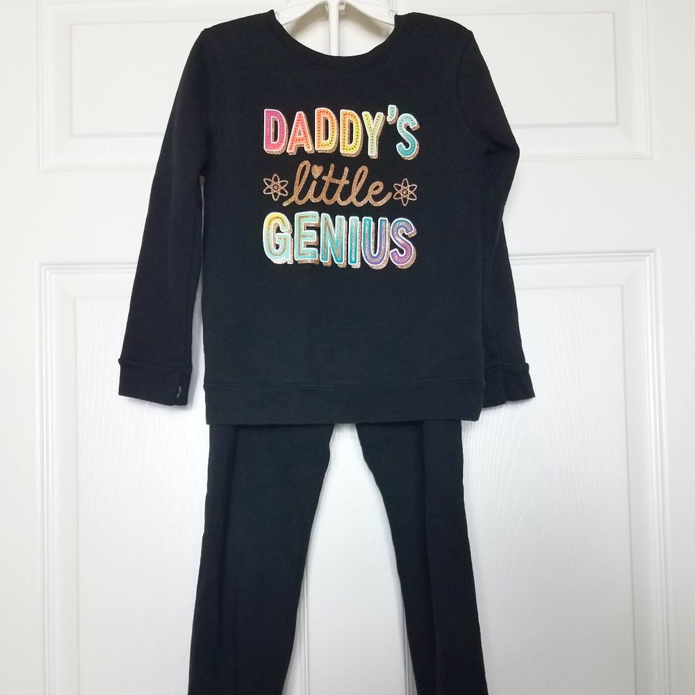 Black Sweatshirt Pant Set 5T